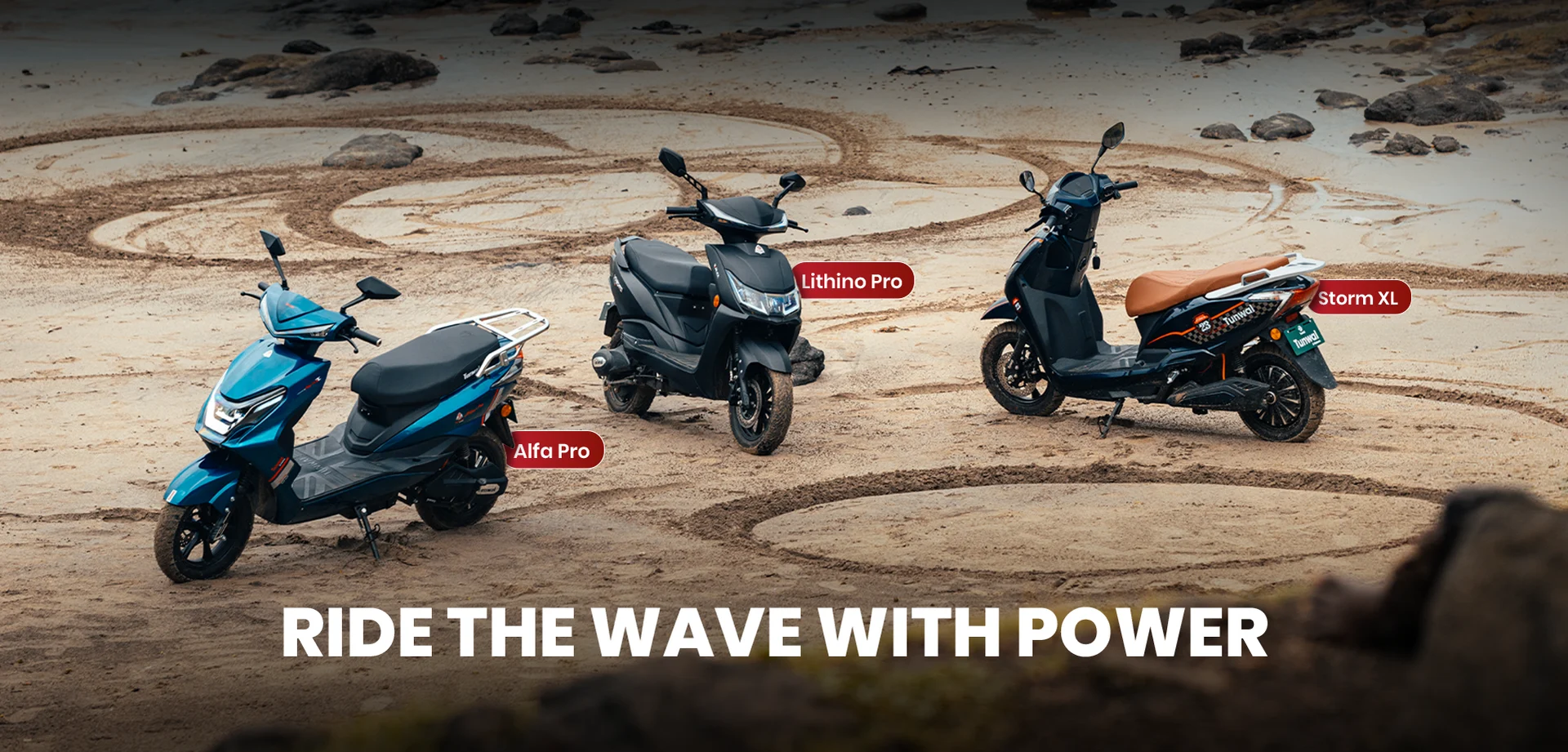 The Tunwal range of electric vehicles — ride the wave with power